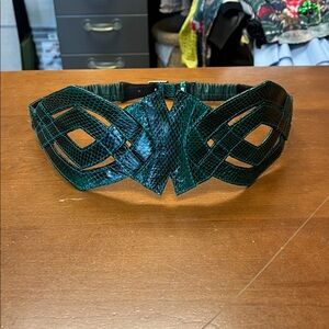 Green Women's Belt